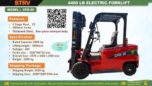 lot 16025 image: Starvox Electric Forklift 4,400 lb Capacity  CPD-20
