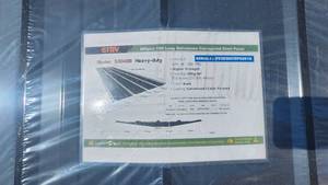 lot 16037 image: Starvox 10FT Long Corrugated Steel Panel  Qty 200  S3048B  Black