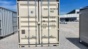 lot 16038 image: One Way Use - 40 Long High Cube Container with Double Rear & Four (4) Side Double Doors  YLEU2577020