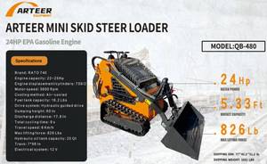 lot 900 image: Arteer Skid Steer Loader  QB-480