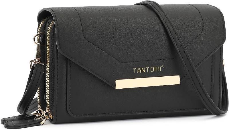 lot 10983 image: TANTOMI Small Crossbody Bag for Women, Vegan Leather Purse, Adjustable Strap