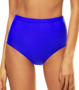 lot 5939 image: High Waisted Full Coverage Bikini Bottoms Dance Brief RoyalBlue XS