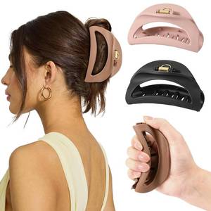 lot 3597 image: 3 Pcs Flexible Hair Clip, 4.1Inch Flexible Claw Clip for Sleeping
