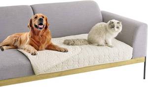 lot 3649 image: Waterproof Blanket Couch Cover for Dogs Non-Slip Pet Sofa Protector