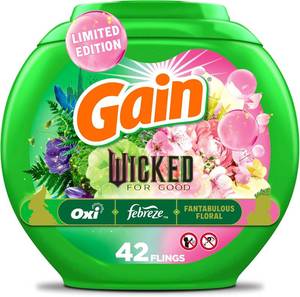 lot 3709 image: Gain Flings Wicked For Good Limited Edition Laundry Pacs