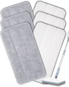 lot 3747 image: 6 Pack Steam Mop Pads Compatible with FEPPOFODFINU Steam Mop