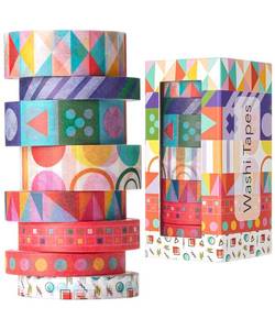 lot 3761 image: Mr. Pen- Washi Tape Set, 8 Rolls, Assorted Sizes, 5 YardsRoll