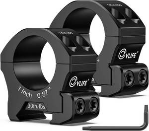 lot 3779 image: CVLIFE Precision Scope Rings Mount for Picatinny Rails, 2-Piece