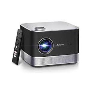 3-in-1 Projector 4K Supported, AURZEN BOOM 3 Smart Projector with WiFi and Bluetooth, 3D DoIby Audio & 36W Speakers, Auto Focus & Keystone, Built in NetfIix App 500 ANSI Home Outdoor projector, Black