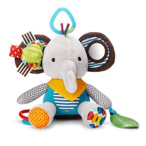 lot 3797 image: Skip Hop Bandana Buddies Baby Activity & Teething Toy with Rattle, Elephant