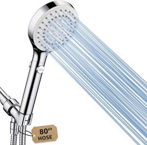 lot 3816 image: FASDUNT Shower Head with Handheld, High Pressure Showerhead with Long Hose