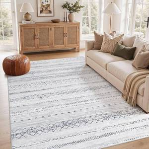 lot 3857 image: cotiled Boho 5x7 Area Rugs for Living Room Soft Moroccan Washable Rug