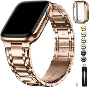 lot 3883 image: Fullmosa Band with Case for Apple Watch 42mm Series 11 10