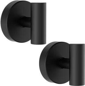 lot 3915 image: Bntuk Suction Cup Hooks, Removable Shower Hooks, Waterproof Rustproof, Black