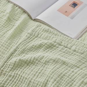 lot 3928 image: EMME Muslin Blankets, Throw Blanket, Breathable Mint XL 50 x 71
