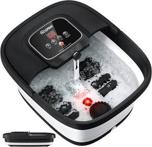 lot 3929 image: HOSPAN Collapsible Foot Spa, Foot Bath Massager with Heat, Bubble & Massage
