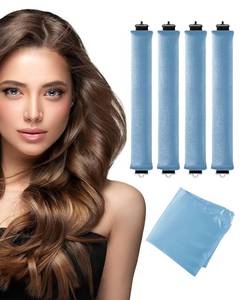 lot 3958 image: Seritant Heatless Curls Overnight with Satin Head Scarf, Velvet Hair Rollers