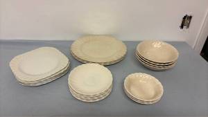 lot 337 image: Ironstone and misc dishes