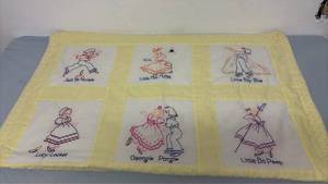 lot 341 image: Nursery rhymes small quilt