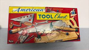lot 381 image: American Junior Carpenter Tool Chest with Hand Tools