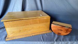 lot 438 image: Two Wooden Boxes