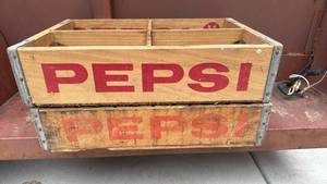 lot 494 image: Wooden Pepsi Crates