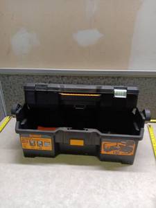 lot 1038 image: DeWalt Tote Power Tool Case w Hand Tools
