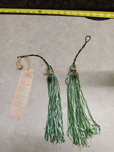 lot 1067 image: Quality Artworks To a Friend Bookmark w Green Tassels