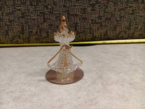 lot 1151 image: Crystal & Brass Decorative Figurine Church Tower