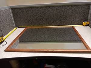 lot 1174 image: Wood Frame Mirror