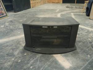 lot 1217 image: Zenith Z Television Stand w Glass Doors
