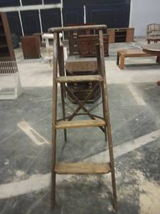 lot 1230 image: Wooden Folding Ladder