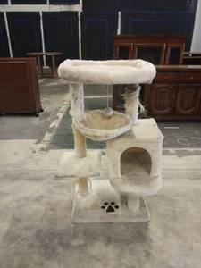 lot 1248 image: Multi-Level Cat Tree Tower w Perches & Scratching Posts