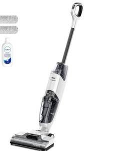 lot 793 image: PRE OWNED SEE PHOTOS, COMPLETENESS AS IS Tineco iFLOOR 2 Complete Wet Dry Vacuum, Hard Floor, Cordless - Retail $189
