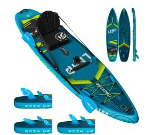 Lead L01DP 12' Ã 35" Inflatable Stand Up Paddle Board - Retail: $300