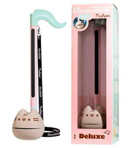 lot 876 image: Otamatone Deluxe Pusheen the Cat Electronic Synthesizer Musical InstrumentPortable Digital Synthesizer from Japan by Maywa Denki with 3.5mm Aux Jack & Strap, Unique Gift for Teens & Adults - Retail $100