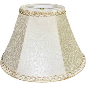 lot 889 image: Bell Large lamp shade,8.75Top x 17.75Bottom x 11Heigh Floral lamp shade - Retail $44