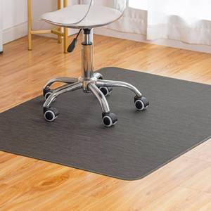 lot 912 image: Baroyal Office Chair Mat for Hardwood Floor Under Desk Computer Rolling Chair Mat for WoodTile Floor Non-Slip Heavy Duty Desk Rug PVC Plastic Hard Floor Protector 36 x 48 (Espresso) - Retail $37
