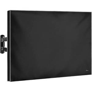 lot 18266 image: Outdoor TV Cover 65 Inch Waterproof Weatherproof �� Heavy Duty 600D TV Cover for Outside 65, Outdoor TV Enclosure with Bottom & Remote Pocket, Fits 60-65 Inch Flat Screen TV - Retail $36