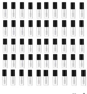 lot 18319 image: 24Pack 1.2ML Clear Mini Lip Gloss Tube Empty Lip Balm Containers - Retail $8