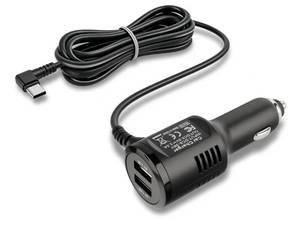 lot 18350 image: USB-C Car Charger for Dash Cam 5V3.5A - Retail $10