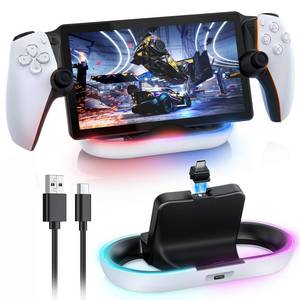 lot 18357 image: Charging Stand for PS Portal Remote, Friendly for HardSoft Cover - Retail $19