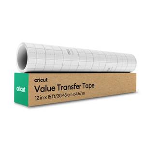 lot 18371 image: Cricut Value Transfer Tape (12in x 15ft Roll) - Retail $11