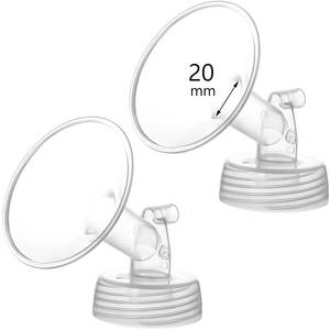 lot 18380 image: Momstouch 20mm Flange Compatible with Spectra S1 S2 9 Plus Synergy Gold Breastpump Replacement to Spectra Pump Parts and Flange Not Original Replaces Shield - Retail $16