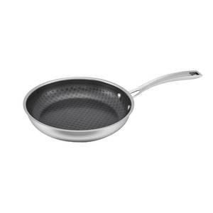 lot 18388 image: Cuisinart FusionPlus Hybrid Stainless Steel Pan, Nonstick & Oven Safe, 8 - Retail $40
