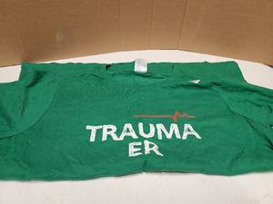 lot 18397 image: Green Trauma ER Graphic T-Shirt (xl) - Retail $26