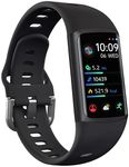 FITVII FINO 2 Slim Fitness Tracker, Smart Watch with Blood Oxygen, Sleep Monitor, 24/7 Heart Rate & Blood Pressure, IP68 Waterproof Health Activity Trackers with Calories Step Counter for Women Men - Retail: $37
