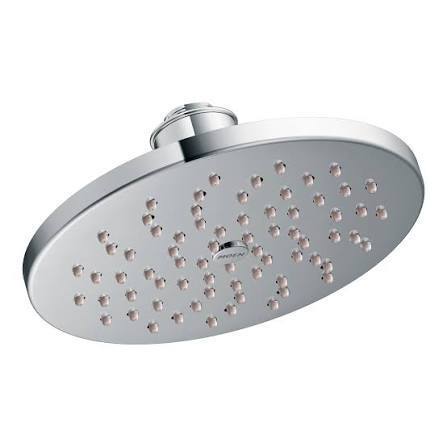lot 60925 image: Easyhome Monsoon 8 Face Round Rainfall Shower Head With 10 Extension Arm