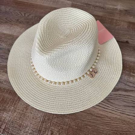 lot 63221 image: Juicy Couture woven straw hat