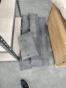 lot 20941 image: Pride Lifts and Ramps Rubber Interlocking Car Ramps